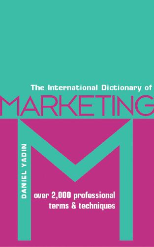 The International Dictionary of Marketing