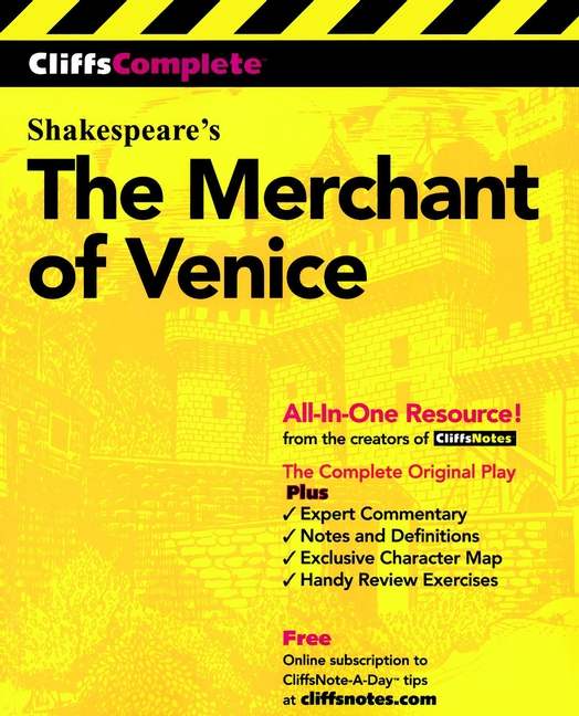 CliffsComplete<sup>TM</sup> The Merchant of Venice