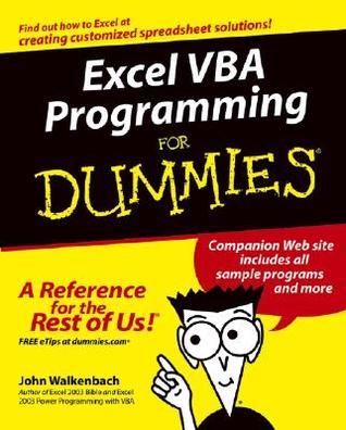 Excel VBA Programming for Dummies