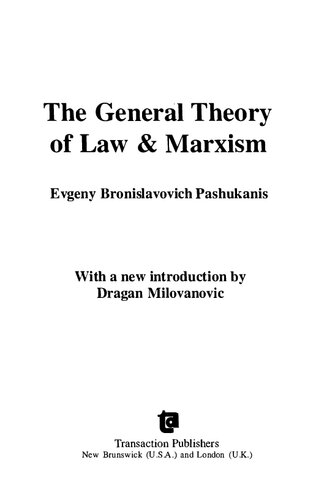 The General Theory of Law and Marxism