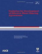 Guideline for Development of Effective Water Sharing Agreements