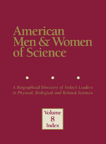 American men & women of science : a biographical directory of today's leaders in physical, biological and related sciences.