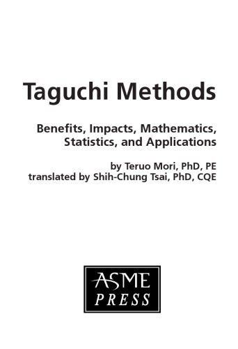 Taguchi Methods