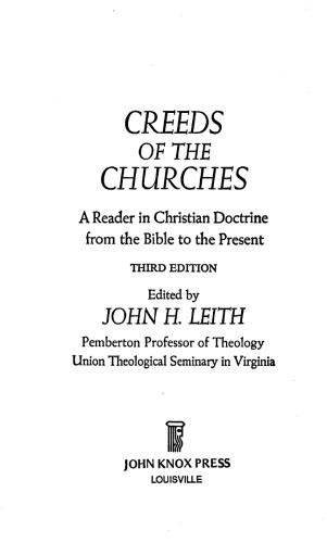 Creeds of the Churches