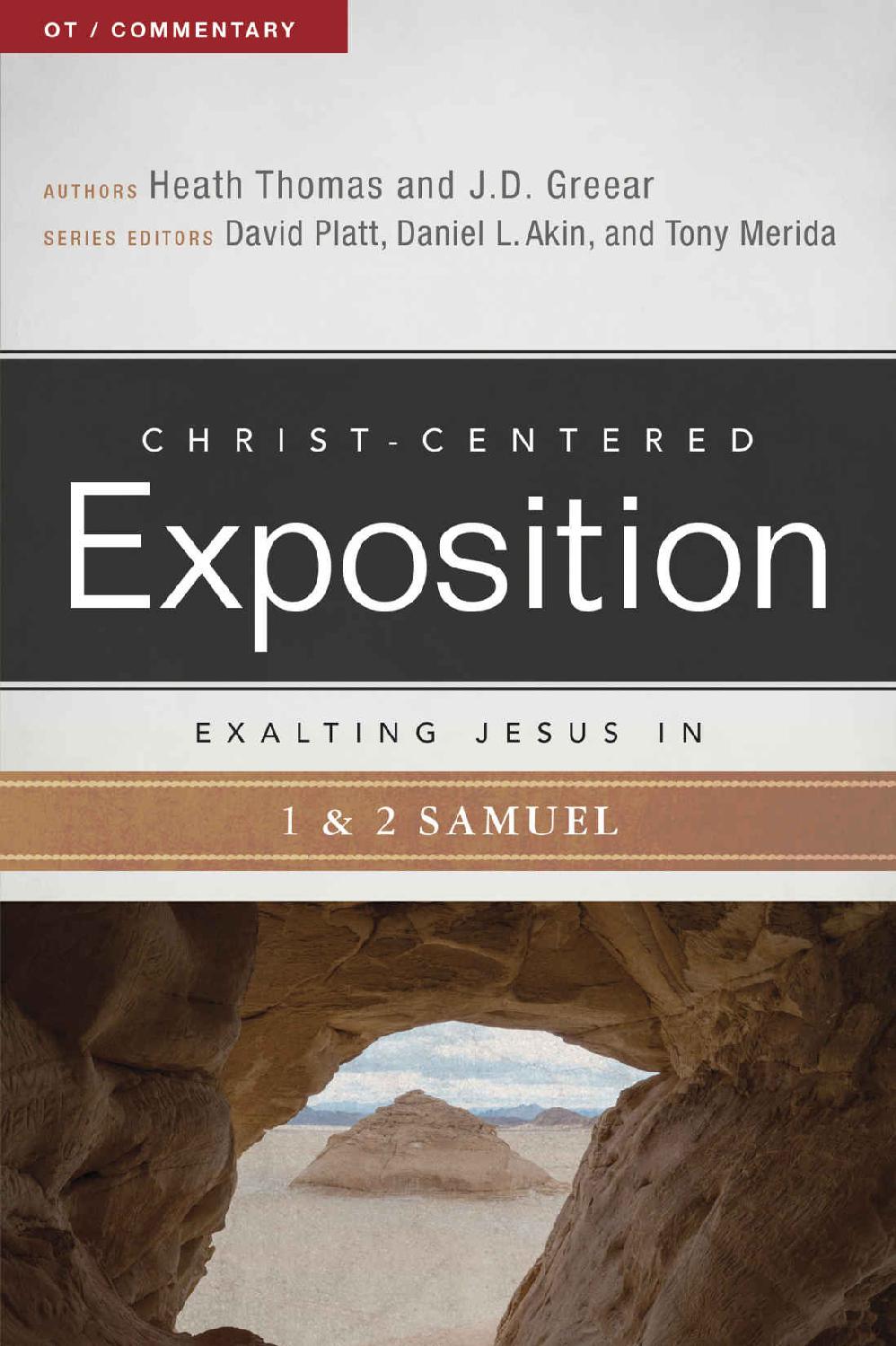 Exalting Jesus in 1  2 Samuel