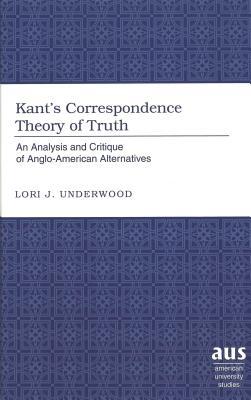 Kant's Correspondence Theory of Truth