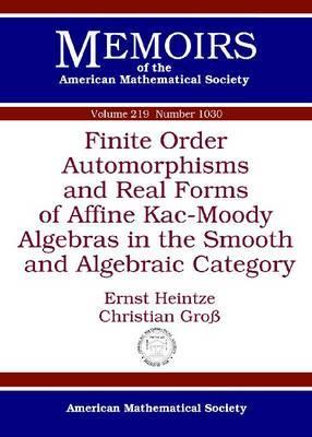 Finite Order Automorphisms and Real Forms of Kac-Moody Algebras in the Smooth and Algebraic Category