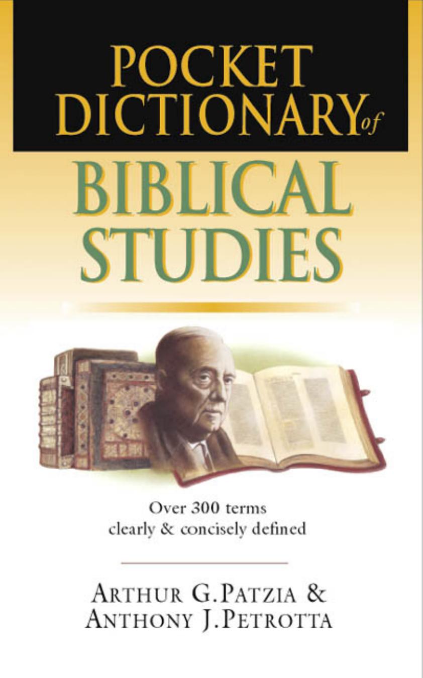 Pocket Dictionary of Biblical Studies