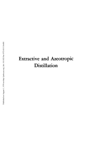 Extractive and Azeotropic Distillation