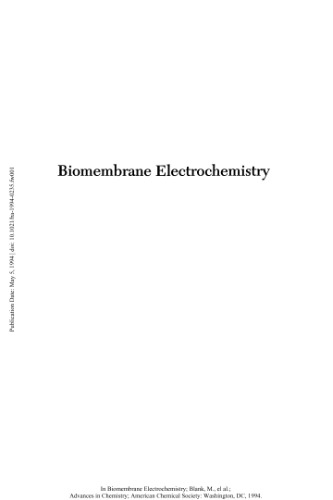 Biomembrane Electrochemistry