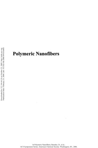 Polymeric Nanofibers