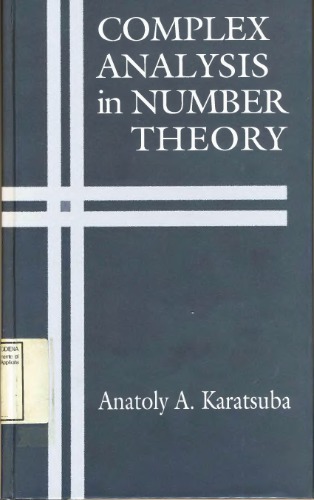 Complex Analysis in Number Theory