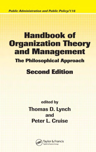 Handbook of Organization Theory and Management