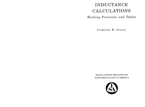 Inductance Calculations