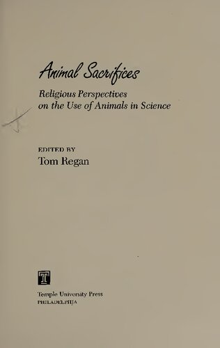 Animal Sacrifices