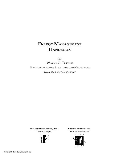 Energy management handbook