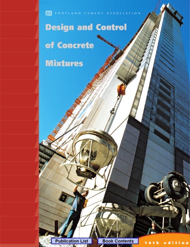 Design and Control of Concrete Mixtures (Engineering Bulletin (Skokie, Ill.).)