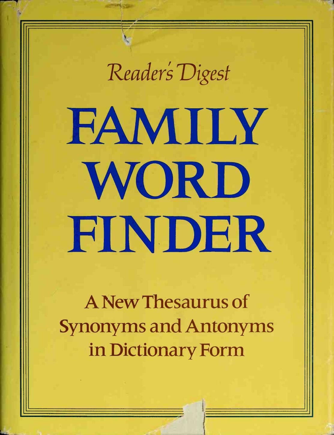 Family Word Finder