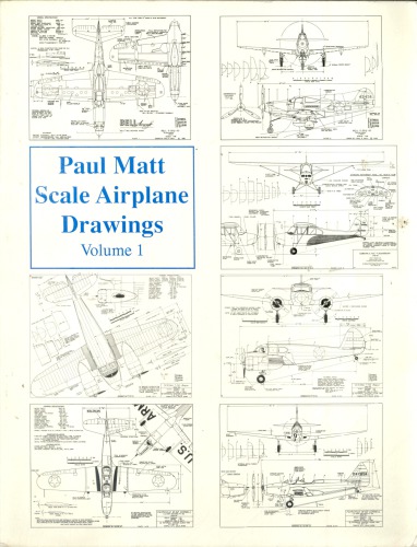 Paul Matt Scale Airplane Drawings