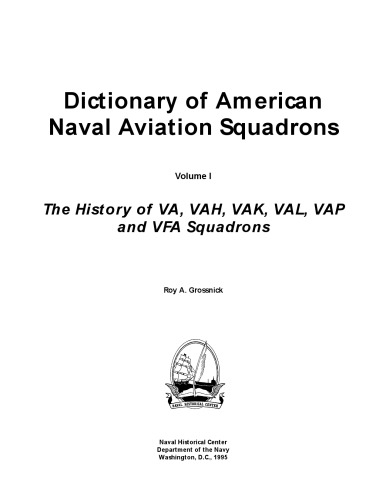 Dictionary of American Naval Aviation Squadrons