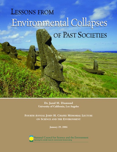Lessons from environmental collapses of past societies