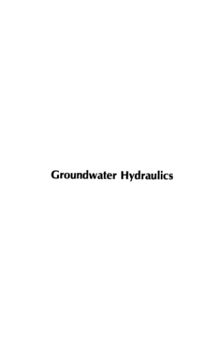 Groundwater hydraulics