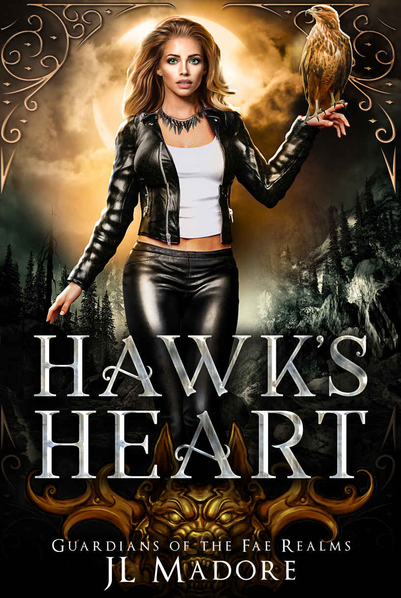 Hawk's Heart: A Reverse Harem Shifter Romance (Guardian's of the Fae Realms Book 4)