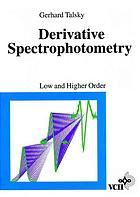 Derivative spectrophotometry low and higher order