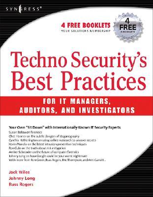 Techno Security's Guide to Managing Risks for IT Managers, Auditors, and Investigators [With CDROM]