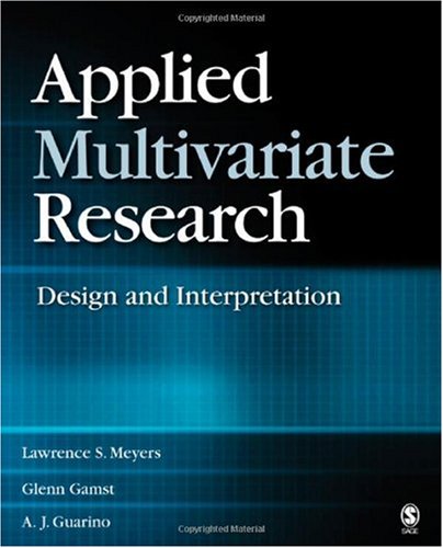 Applied Multivariate Research