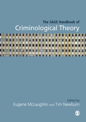 The Sage Handbook of Criminological Theory