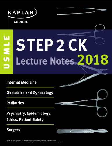 USMLE Step 2 CK Lecture Notes 2018