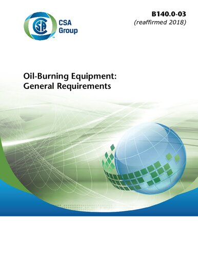 Oil-burning equipment : general requirements