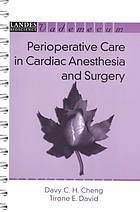 Perioperative Care in Cardiac Anesthesia and Surgery (Landes Bioscience Medical Handbook (Vademecum))