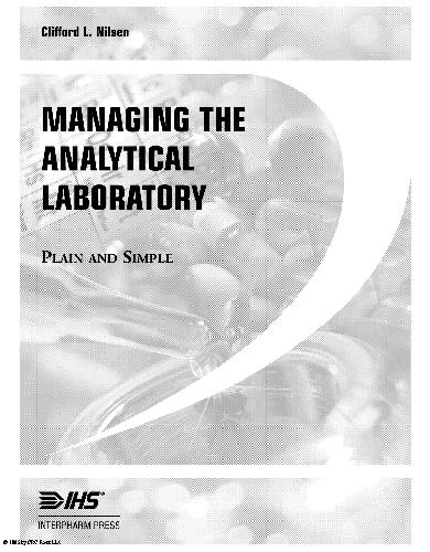 Managing the Analytical Laboratory