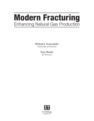 Modern Fracturing   Enhancing Natural Gas Production