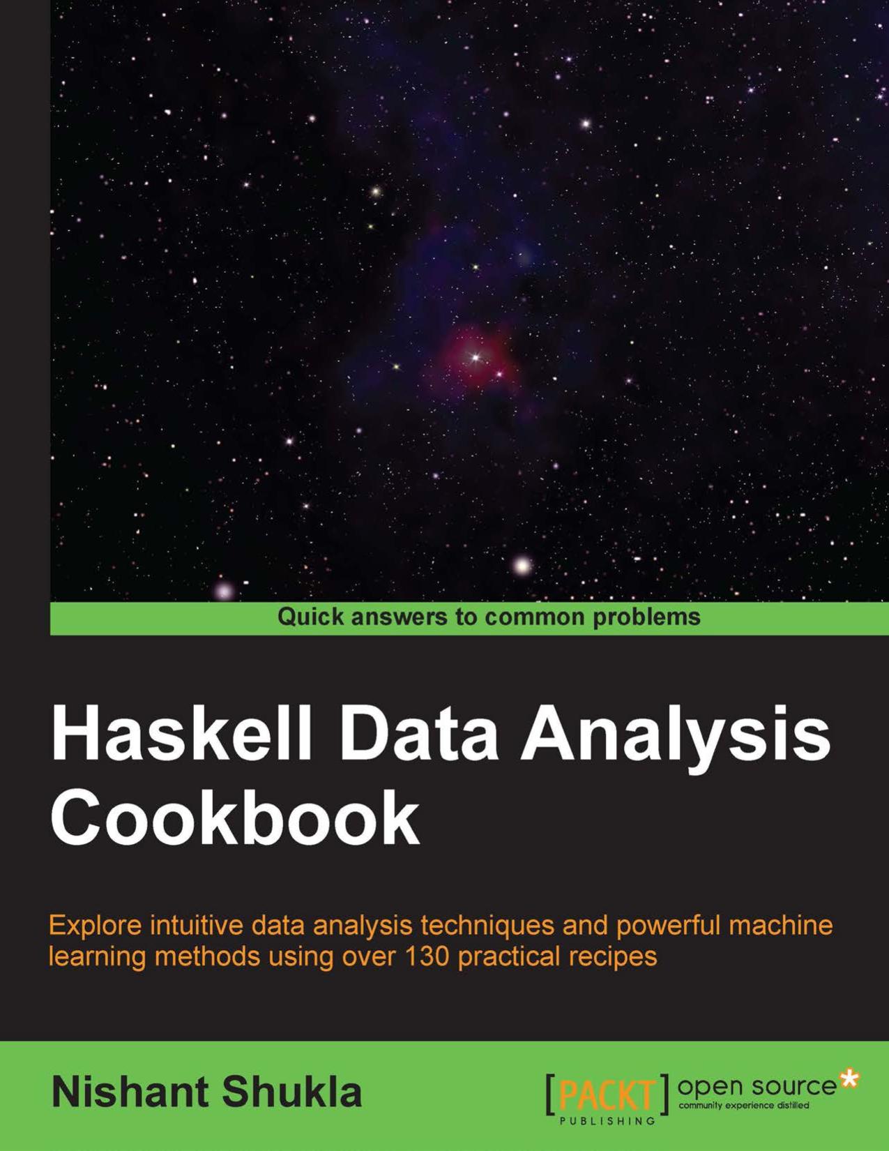 Haskell Data Analysis Cookbook