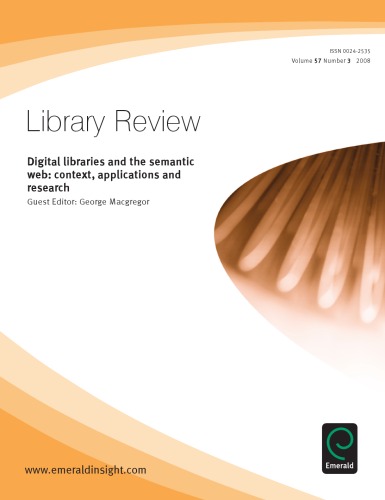Digital libraries and the semantic web : context, applications and research