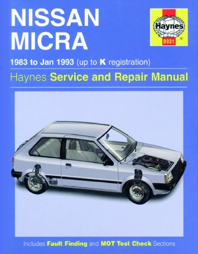 Nissan Micra Owner's Workshop Manual (Service &amp; repair manuals)