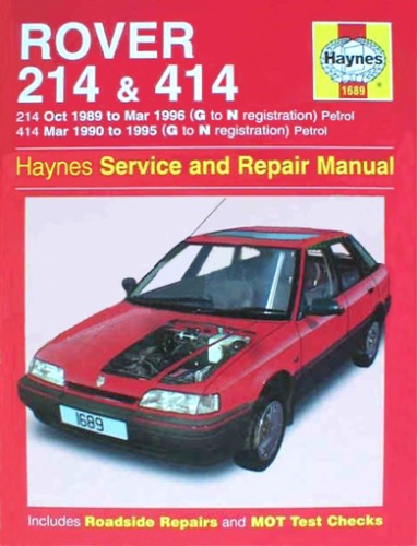 Rover 214 And 414 (89 96) Service And Repair Manual