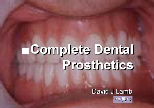 Complete Dental Prosthetics