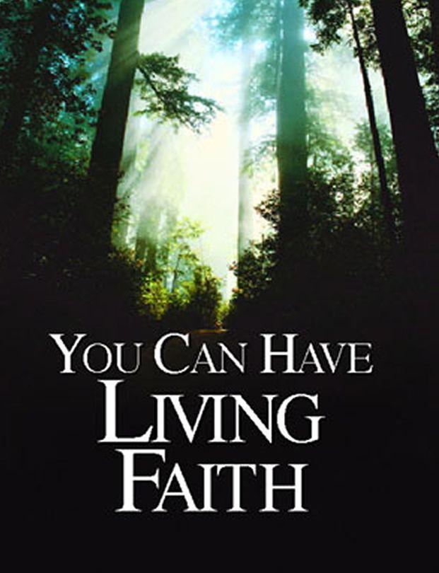 You Can Have Living Faith