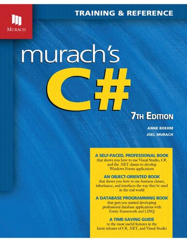 Murach's C# (7th Edition)