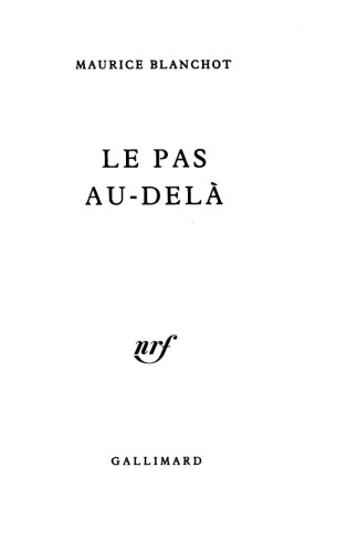 Le pas au-delà