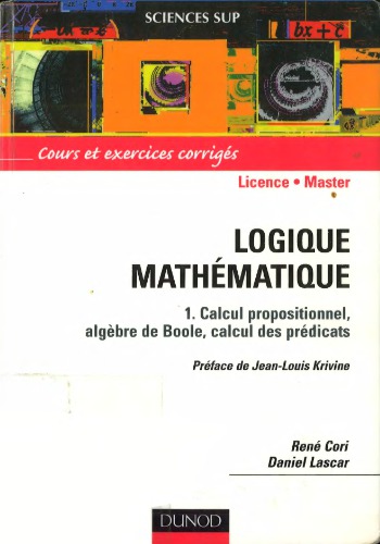 Logique Mathématique, Tome 1