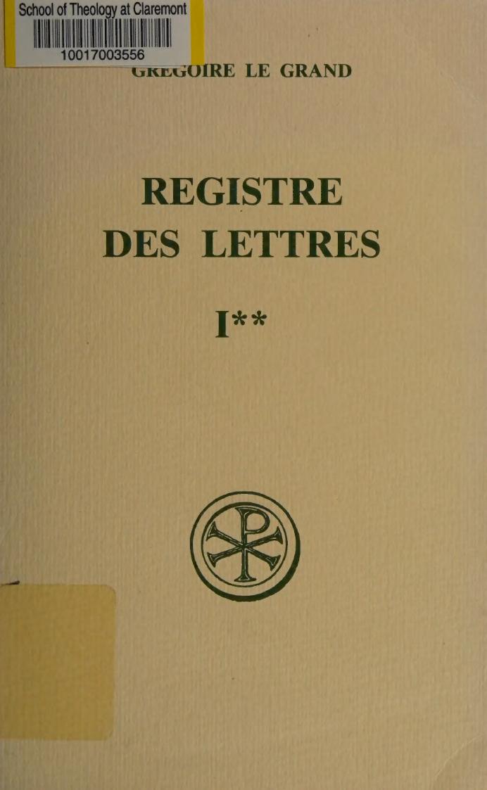 Registre Des Lettres