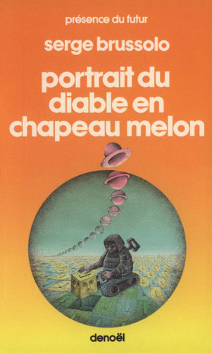 Portrait du diable en chapeau melon