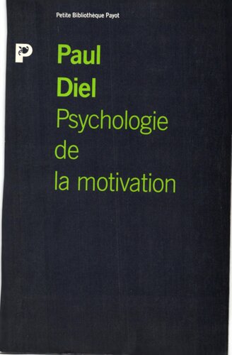 Psychologie de la motivation : Théorie et application thérapeutique