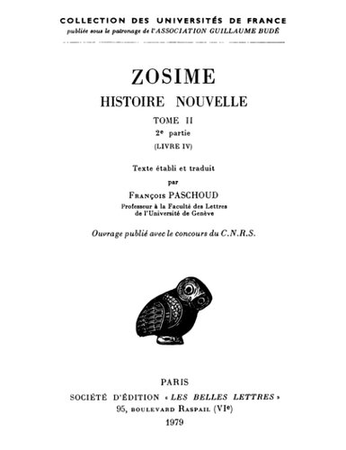 Zosime, Histoire Nouvelle