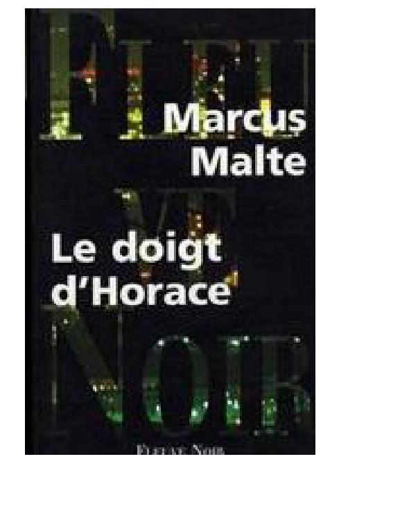 Le doigt d'Horace.